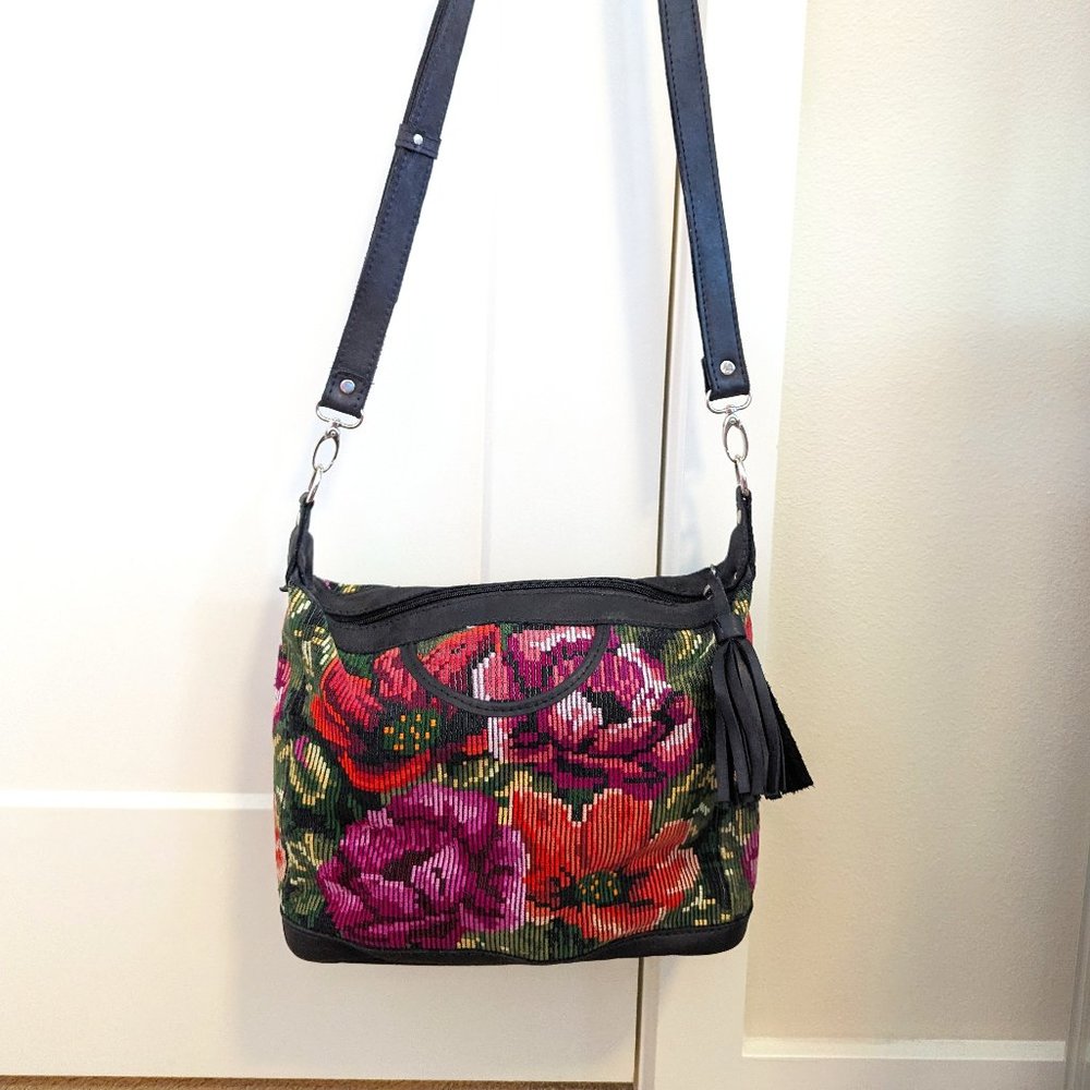 One of a Kind Maria's Artisan Shop Crossbody Bag